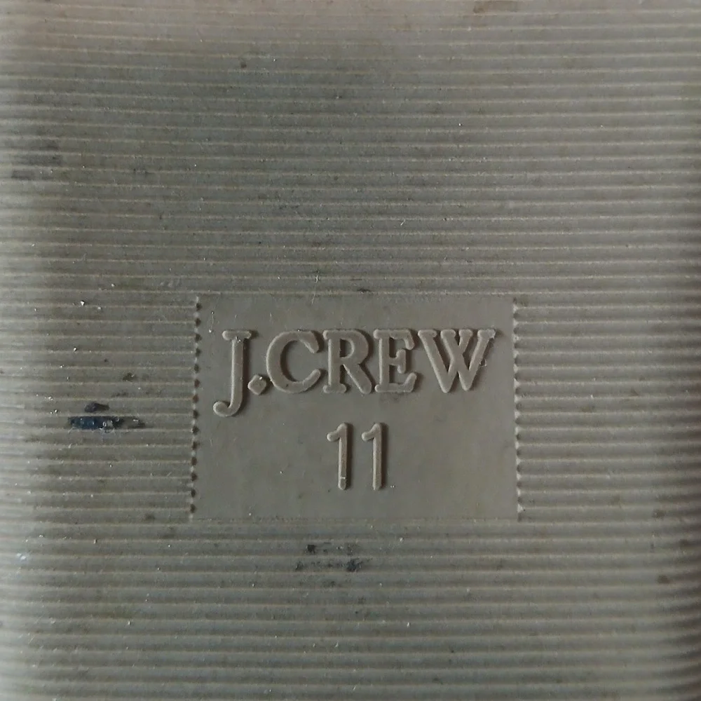 J. Crew Mens Genuine Suede Tan Suede Sherpa Lined Moc Toe Slippers Size‎ 11